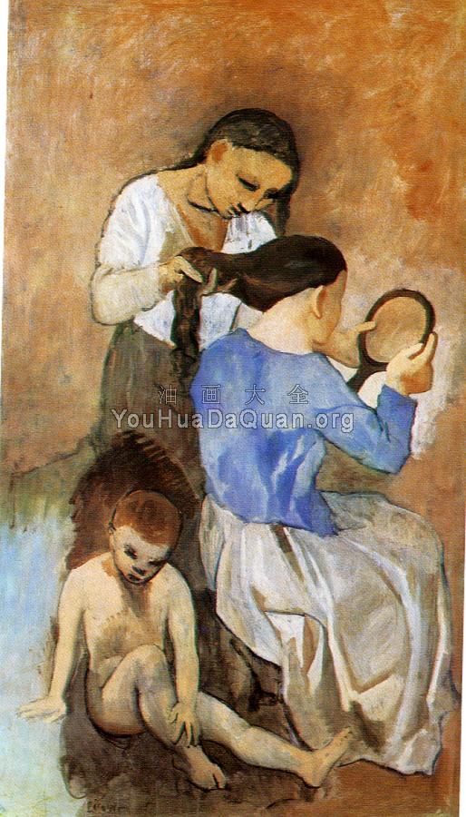 梳妆 - 巴勃罗·毕加索